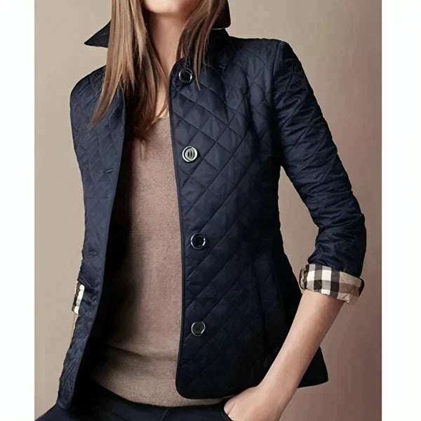 Women's Quilted Jacket Fleece Coat