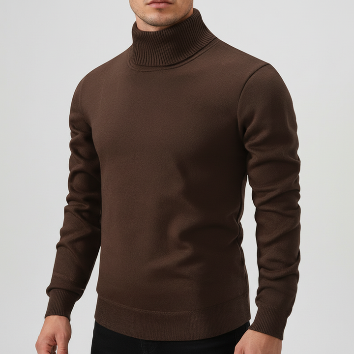 Men's Merino Wool Turtleneck Sweater