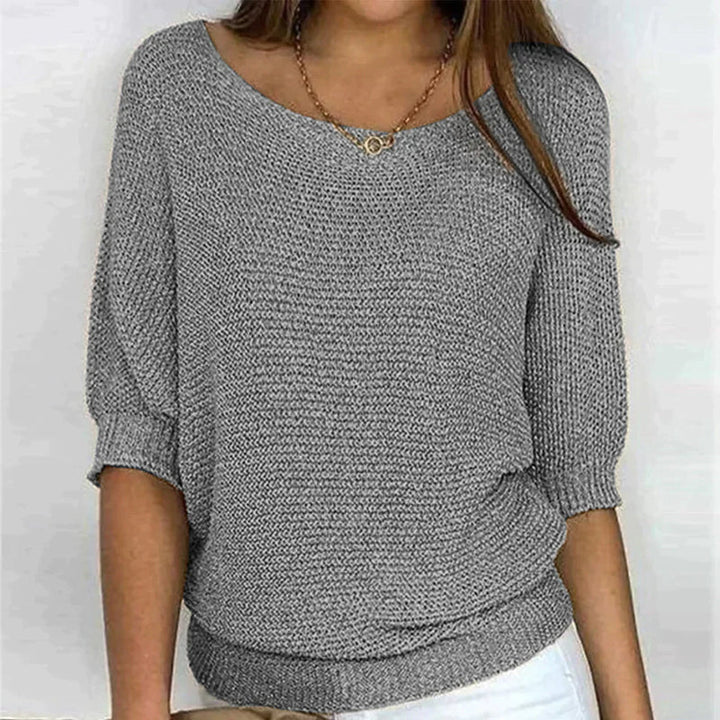 Women's Knit Batwing Sleeve Jumper Top