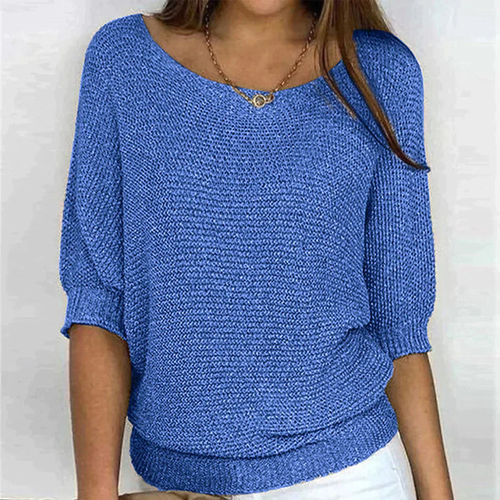 Women's Knit Batwing Sleeve Jumper Top