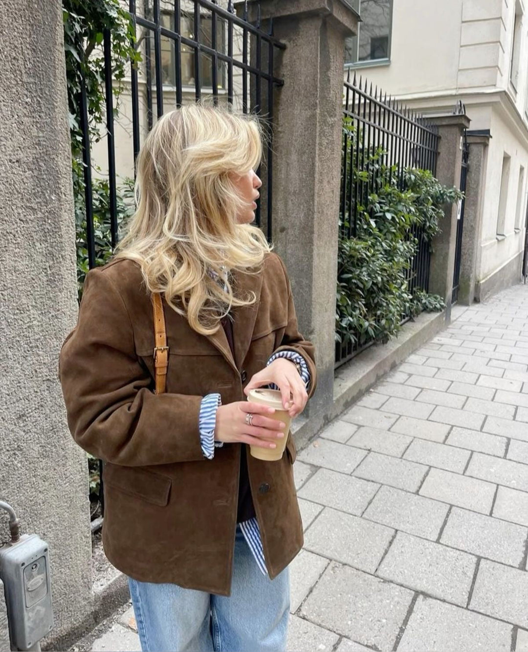 Women's Wool Blazer Oversized Jacket