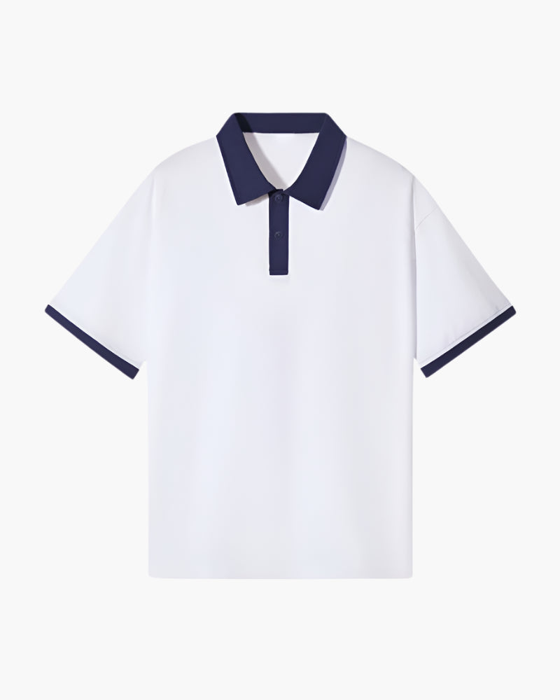 Men's Merino Wool Short Sleeve Pique Polo Shirt Lightweight Top