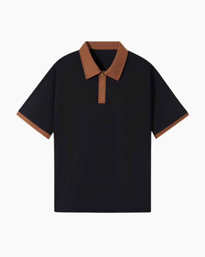 Men's Merino Wool Short Sleeve Pique Polo Shirt Lightweight Top