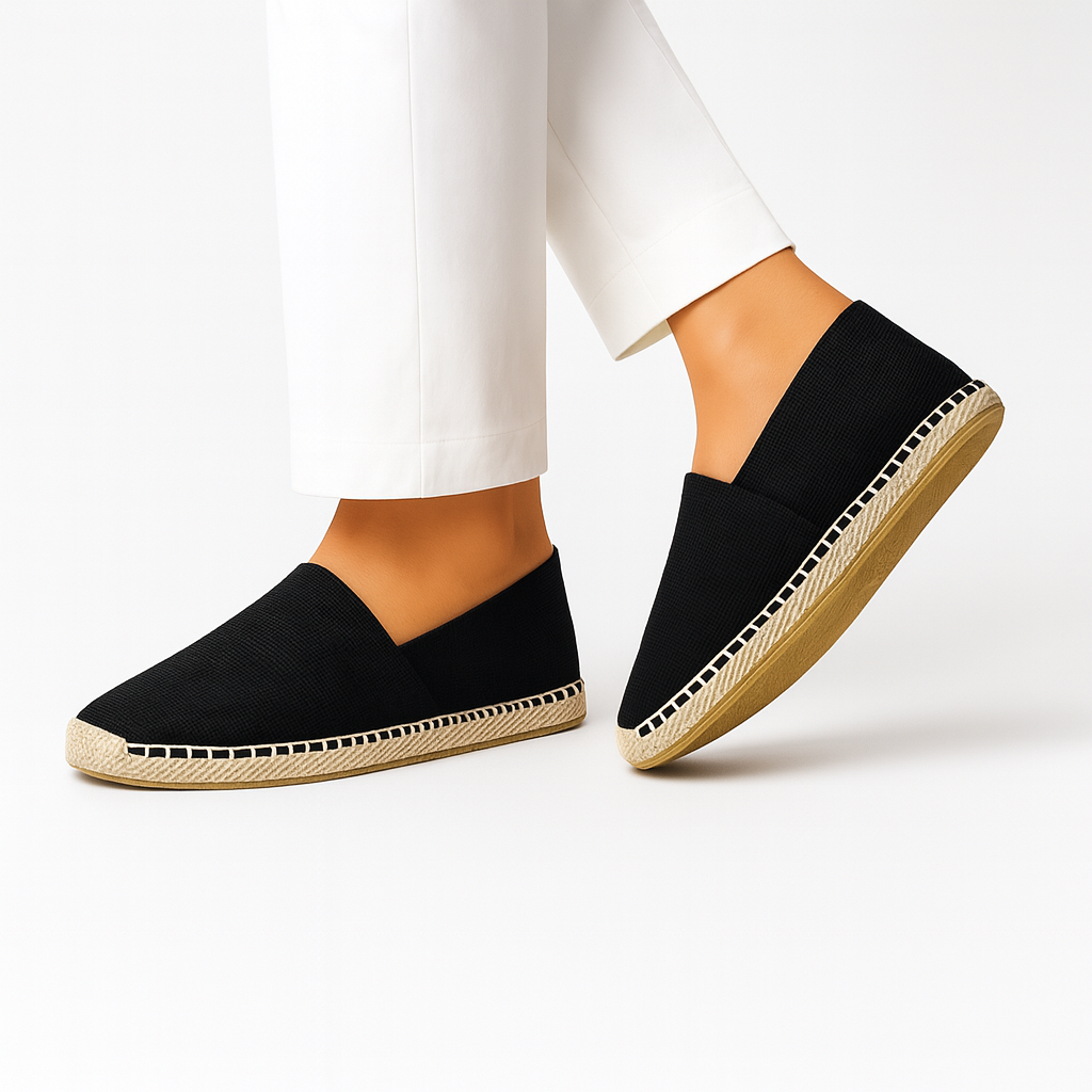 Women's Linen Canvas Loafers Lightweight Slip-On Moccasins