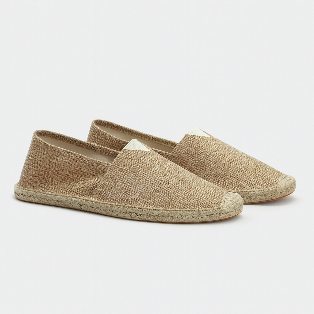 Women's Linen Canvas Loafers Lightweight Slip-On Moccasins