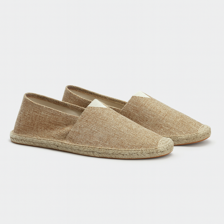 Women's Linen Canvas Loafers Lightweight Slip-On Moccasins