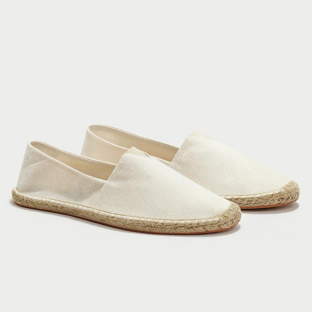 Women's Linen Canvas Loafers Lightweight Slip-On Moccasins
