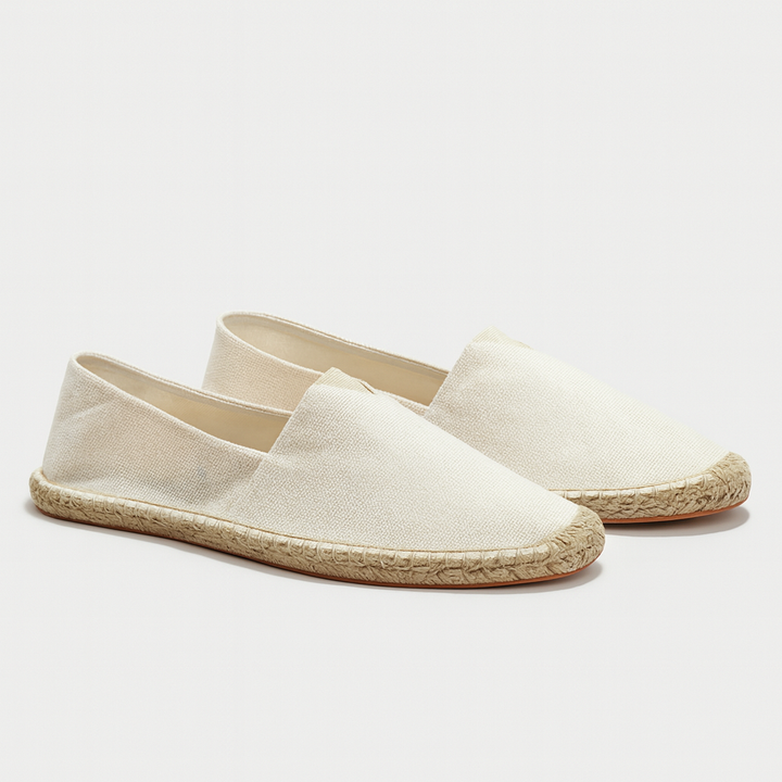 Women's Linen Canvas Loafers Lightweight Slip-On Moccasins