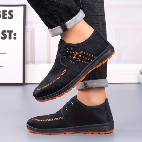 Men's Leather Loafers Casual Oxford Derby Flats