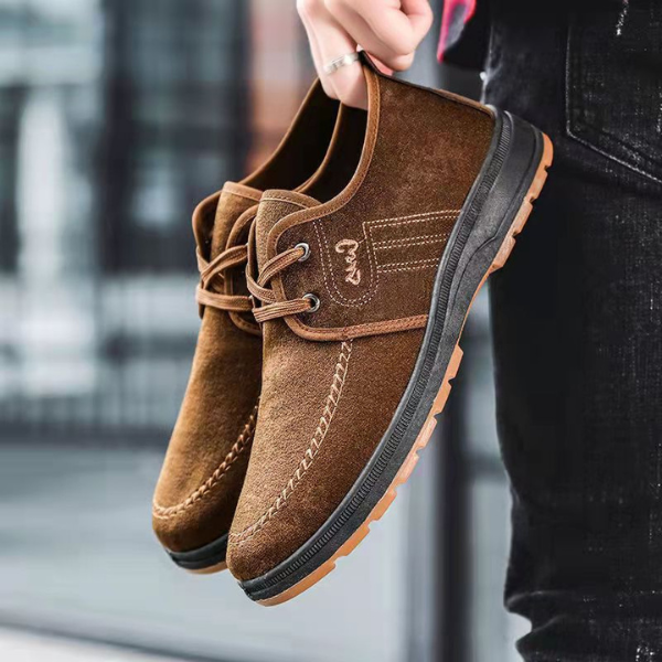 Men's Leather Loafers Casual Oxford Derby Flats