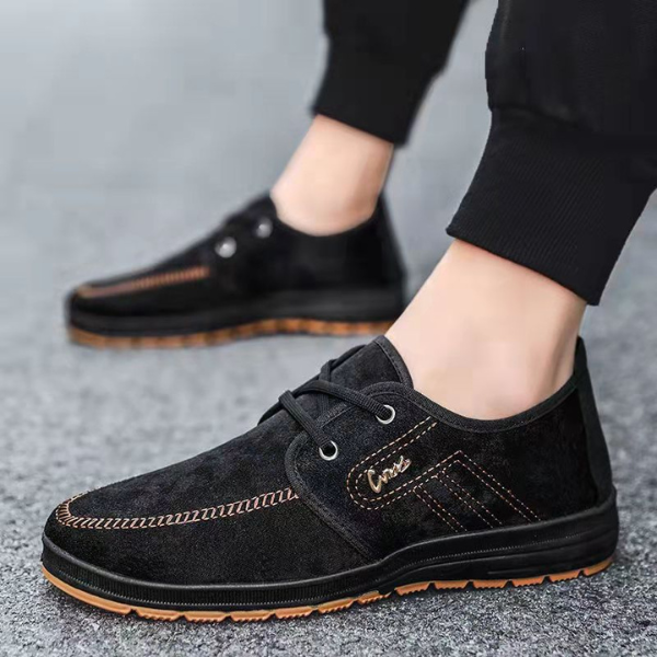 Men's Leather Loafers Casual Oxford Derby Flats