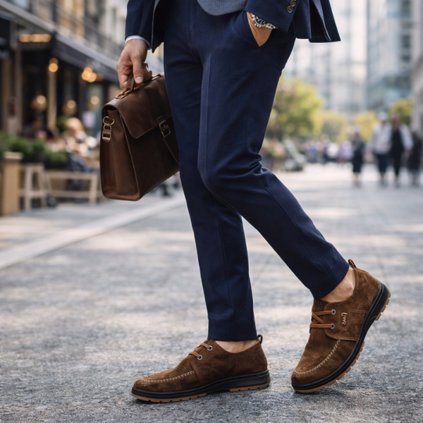 Men's Leather Loafers Casual Oxford Derby Flats