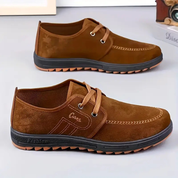 Men's Leather Loafers Casual Oxford Derby Flats