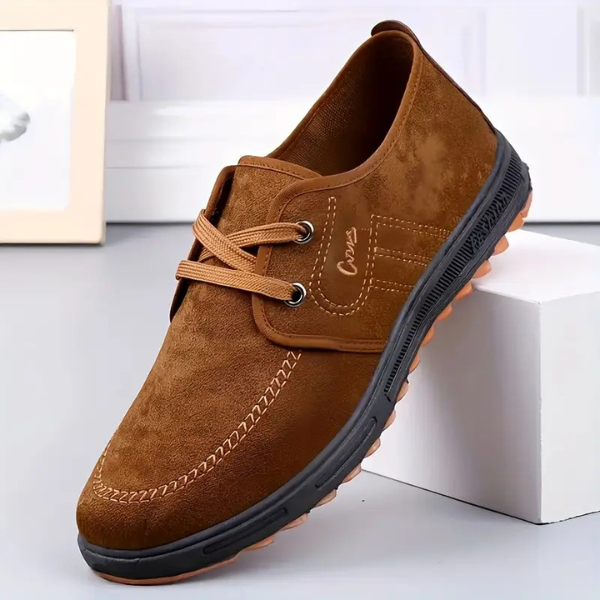 Men's Leather Loafers Casual Oxford Derby Flats