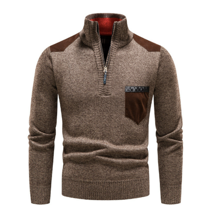 Men’s Merino Wool Quarter-Zip Pullover