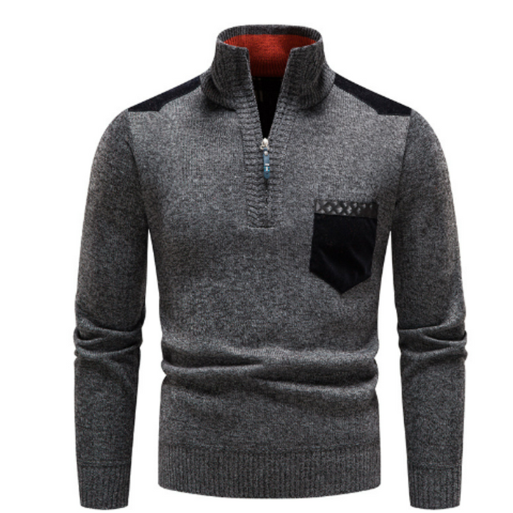 Men’s Merino Wool Quarter-Zip Pullover