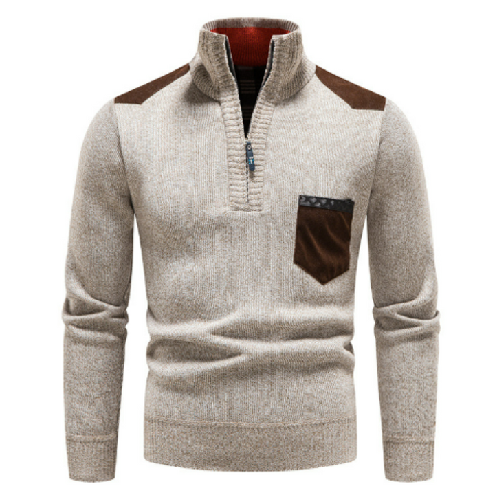 Men’s Merino Wool Quarter-Zip Pullover