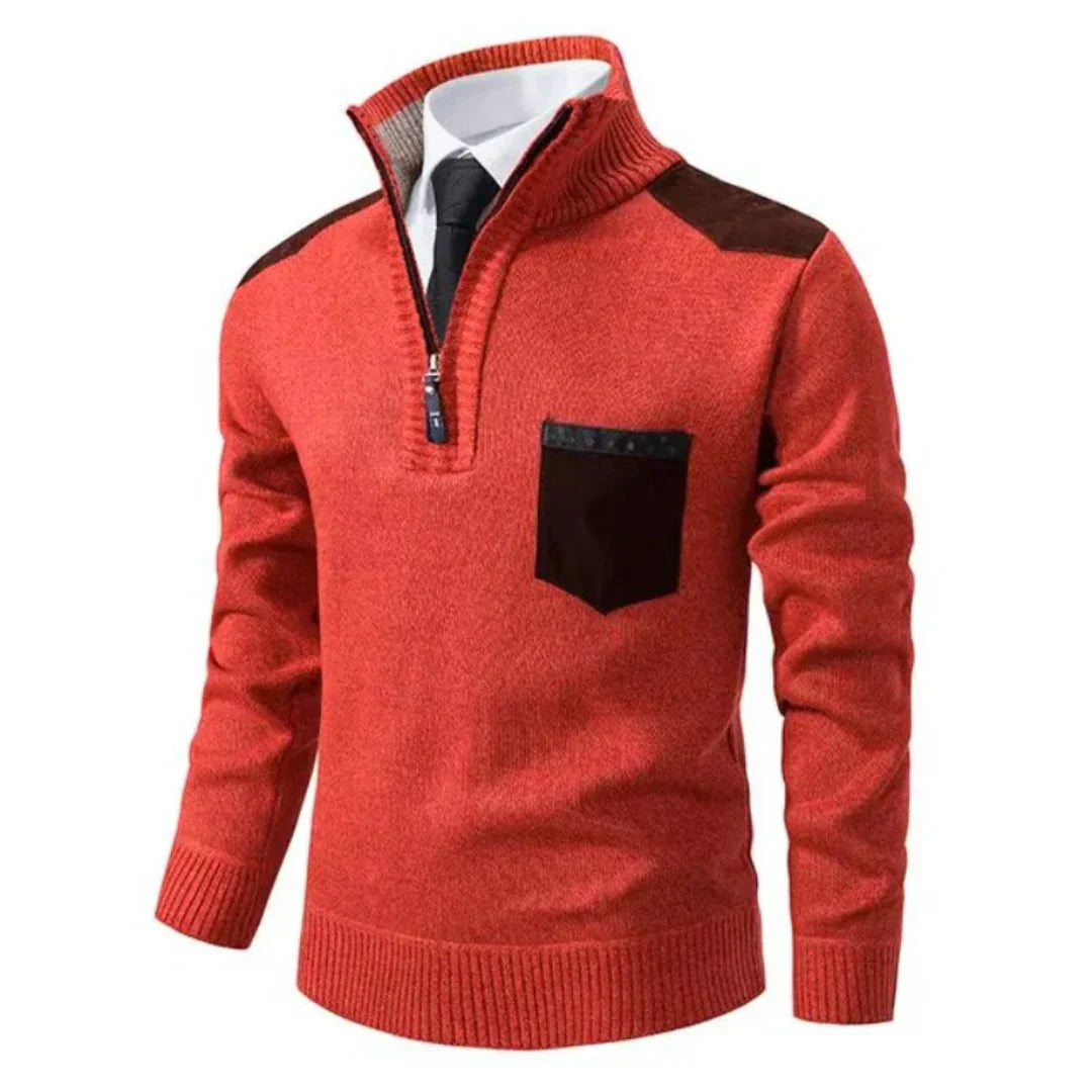 Men’s Merino Wool Quarter-Zip Pullover