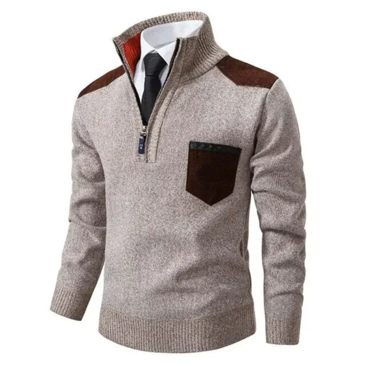 Men’s Merino Wool Quarter-Zip Pullover
