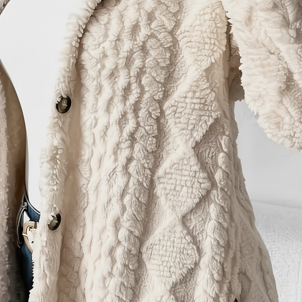 Women Textured Knit Hooded Cardigan Sweater Jacket Outerwear