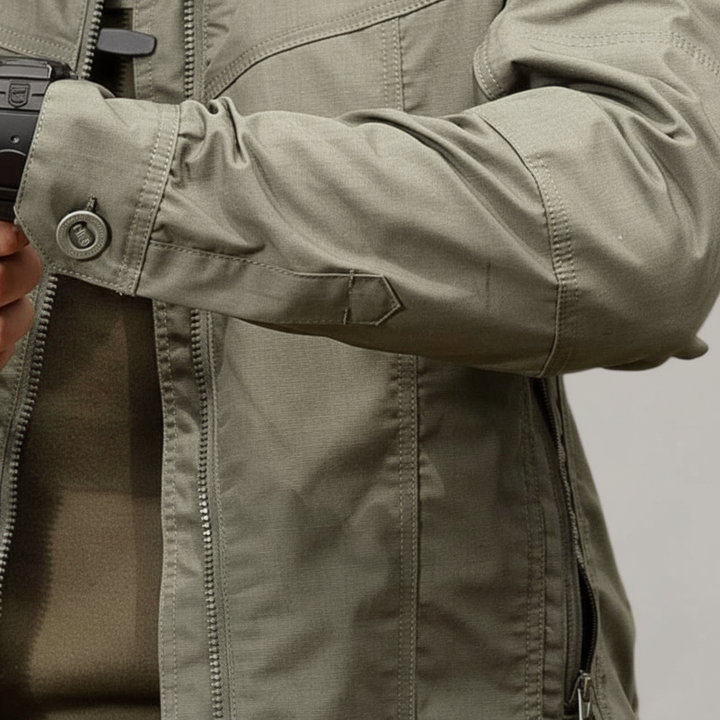 Men's Bomber Jacket Nylon Lightweight Flight Utility Coat