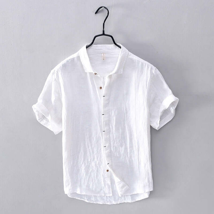 Linen Shirt For Men | Breathable | White