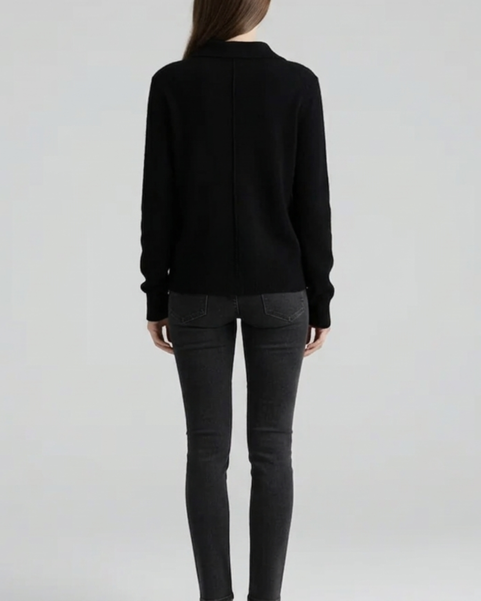 Merino Wool Knit Cardigan Women Button Up Sweater