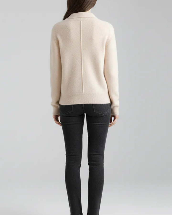 Merino Wool Knit Cardigan Women Button Up Sweater