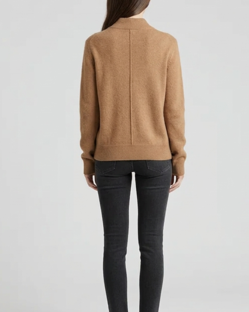 Merino Wool Knit Cardigan Women Button Up Sweater