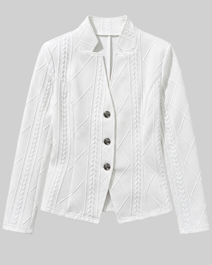 Women's Tailored Knit-Blend Blazer