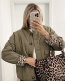 Women's Oversized Quilted Jacket Fleece Coat