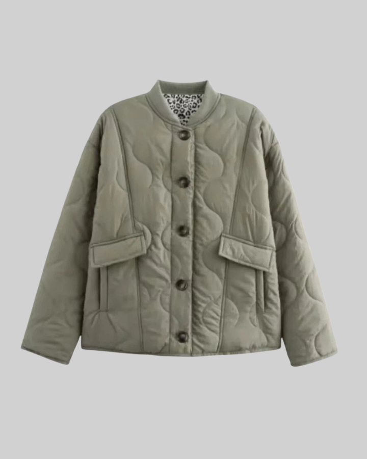 Women's Oversized Quilted Jacket Fleece Coat