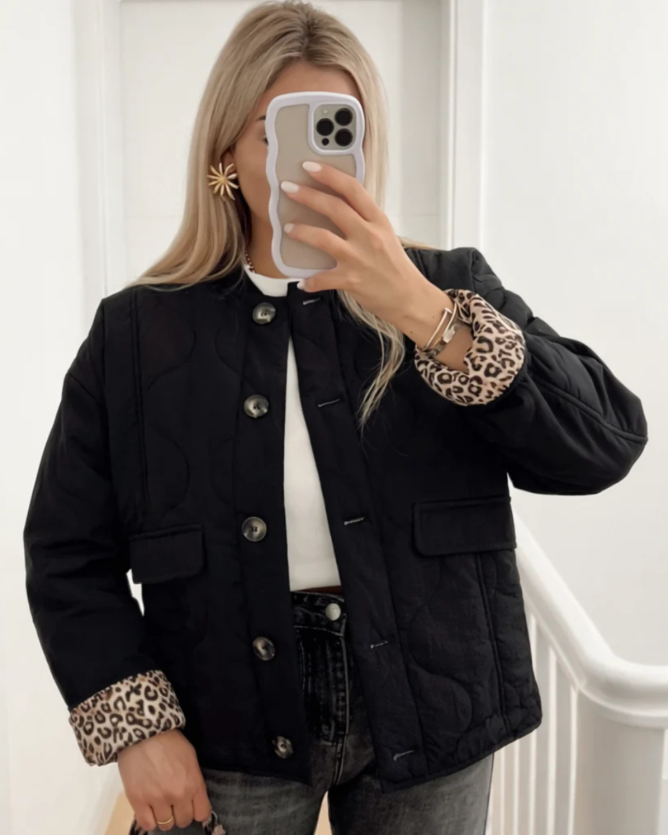 Women's Oversized Quilted Jacket Fleece Coat