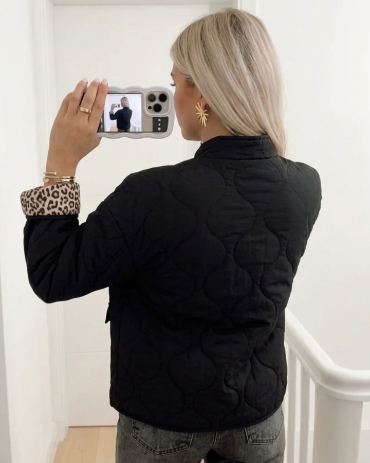 Women's Oversized Quilted Jacket Fleece Coat