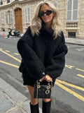 Women's Oversized Chunky-Knit Wool-Blend Pullover