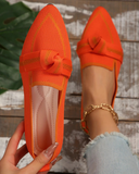 Women's Knit Pointed-Toe Slip-On Loafers