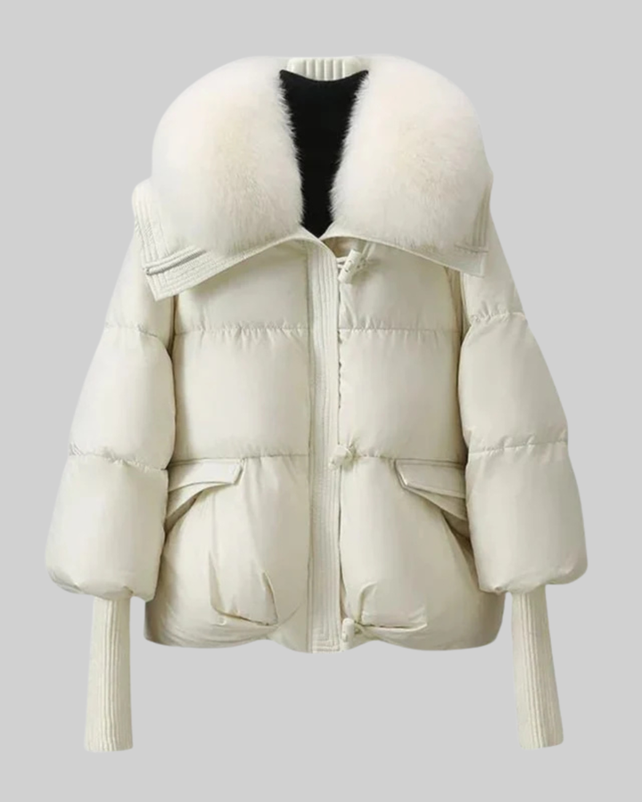 Women's Puffer Jacket Nylon Down Coat Outerwear