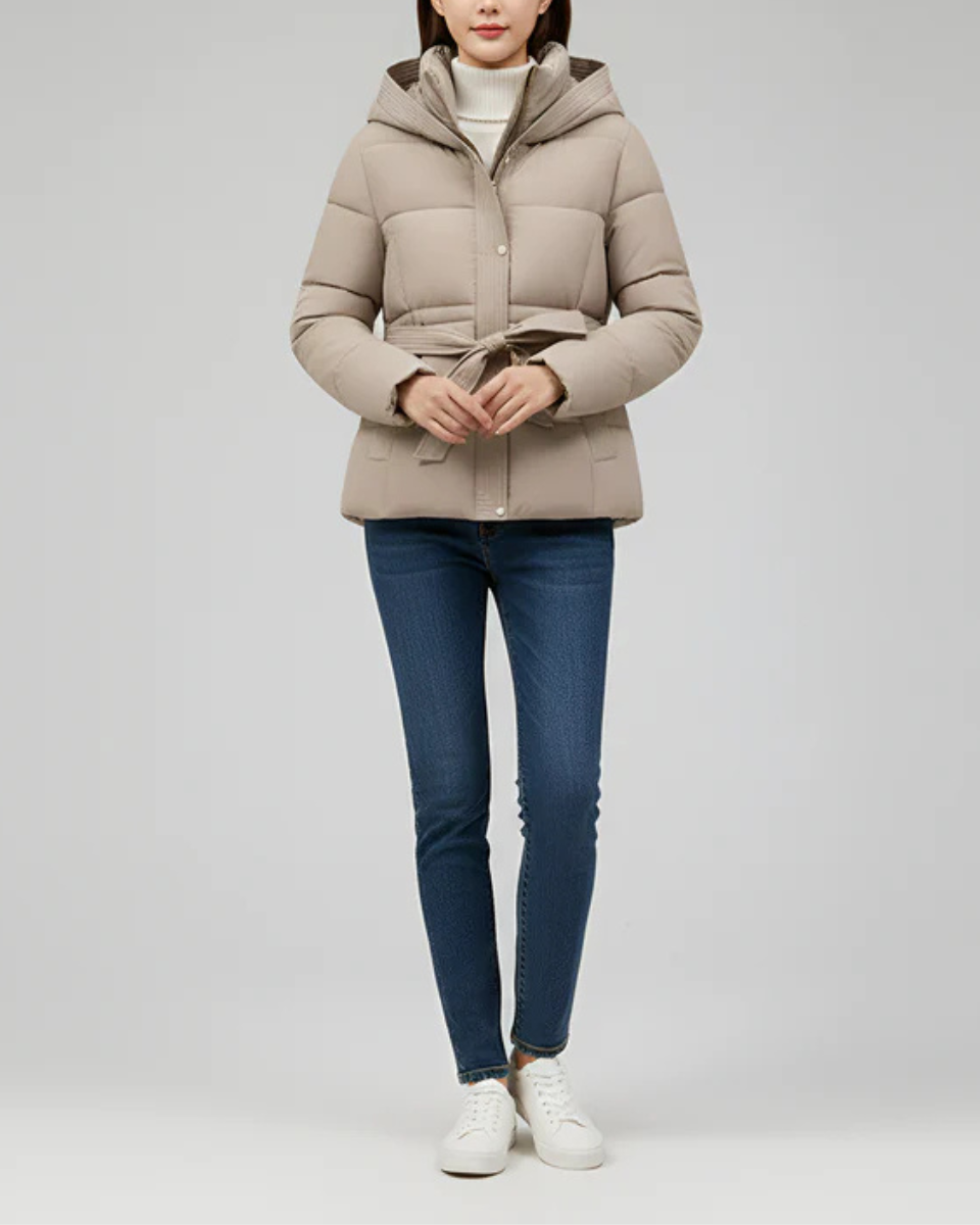 Women's Down Puffer Jacket Hooded Coat