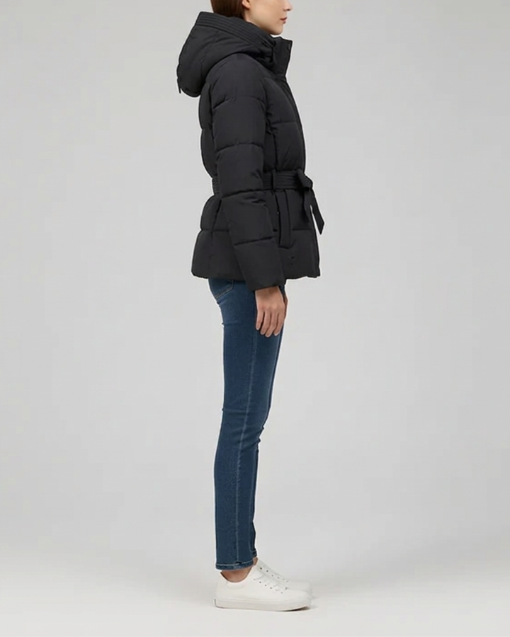 Women's Down Puffer Jacket Hooded Coat