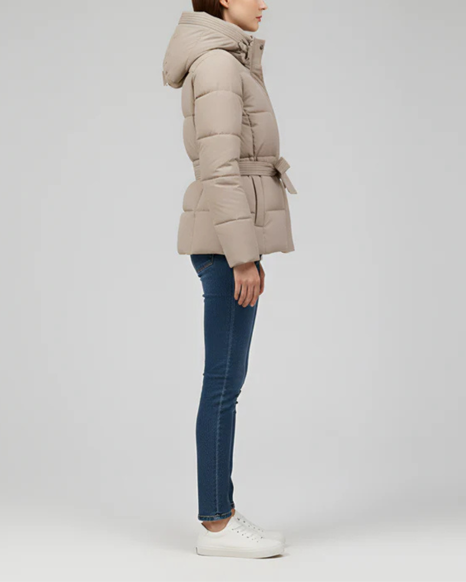 Women's Down Puffer Jacket Hooded Coat