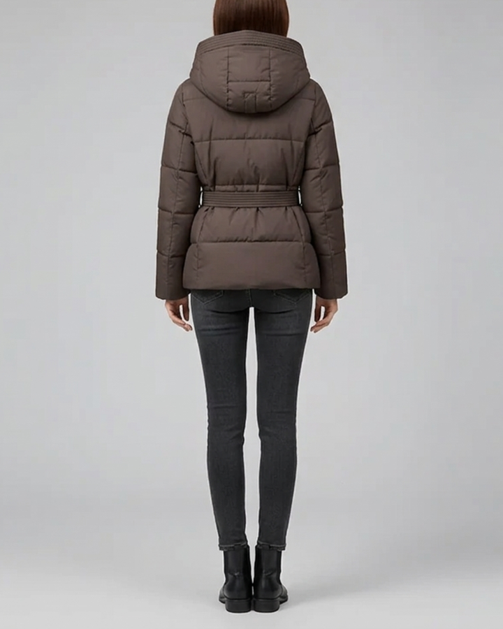 Women's Down Puffer Jacket Hooded Coat