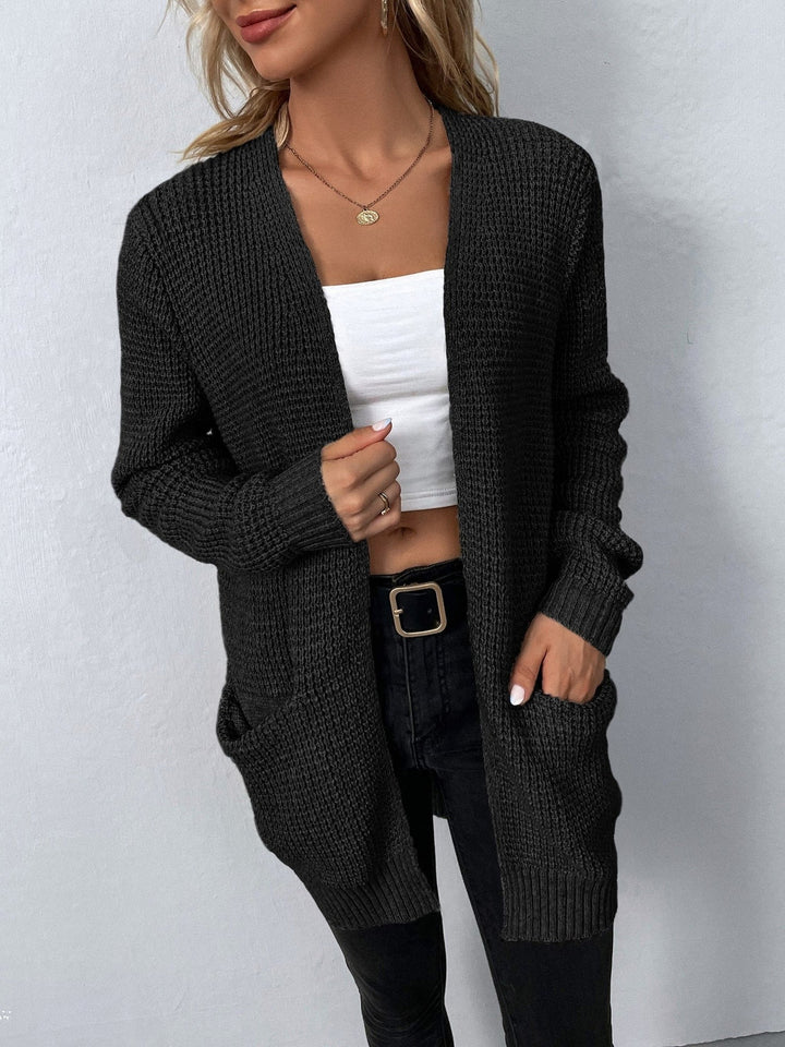 Women's Cardigan Knit Open Front Sweater