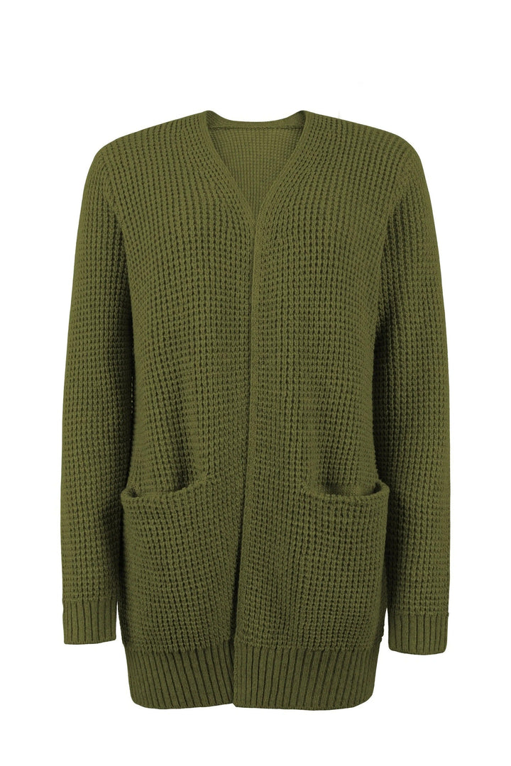 Women's Cardigan Knit Open Front Sweater