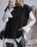 Women's Knit Sweater Vest Pullover Sleeveless Top