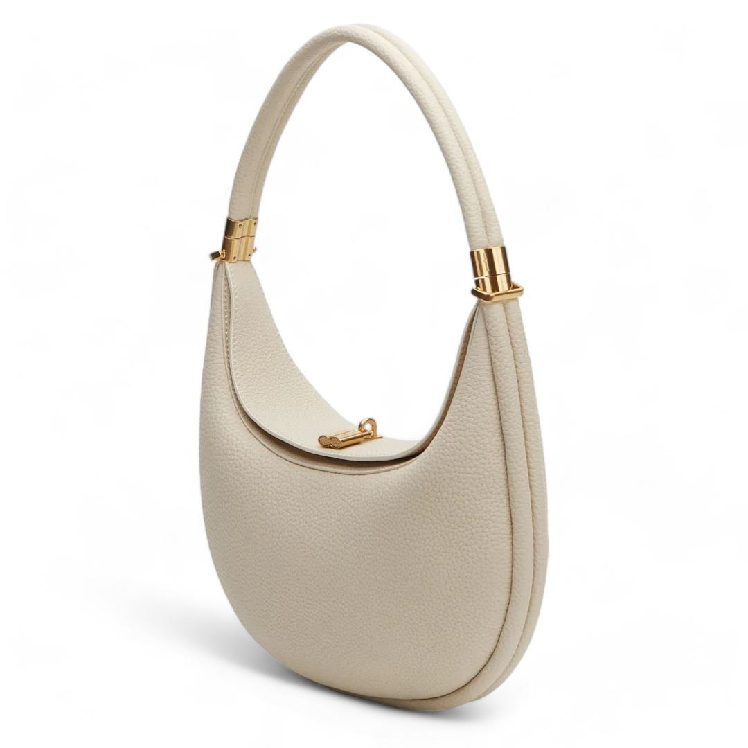 Crescent Leather Bag Women's Stylish Genuine Leather Handbag
