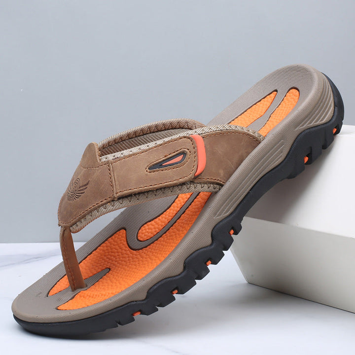 Men's Orthopedic Leather Walking Sandals