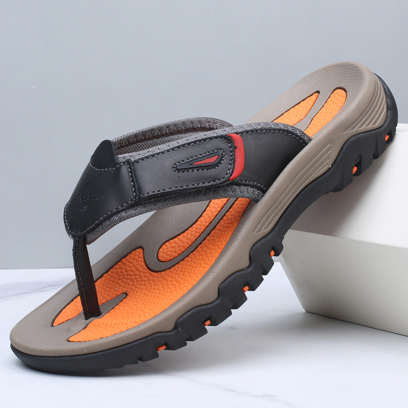 Men's Orthopedic Leather Walking Sandals