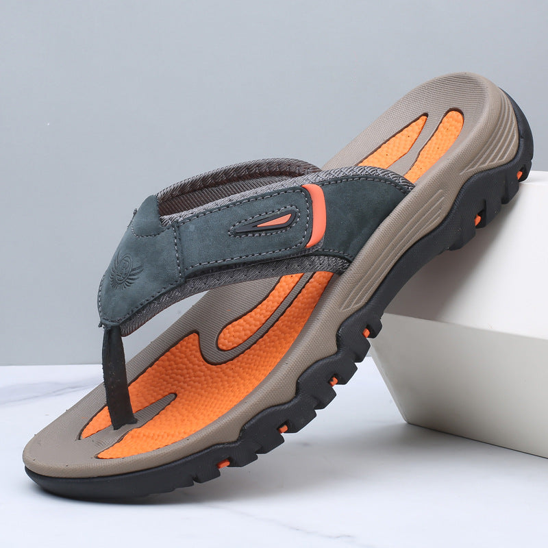 Men's Orthopedic Leather Walking Sandals