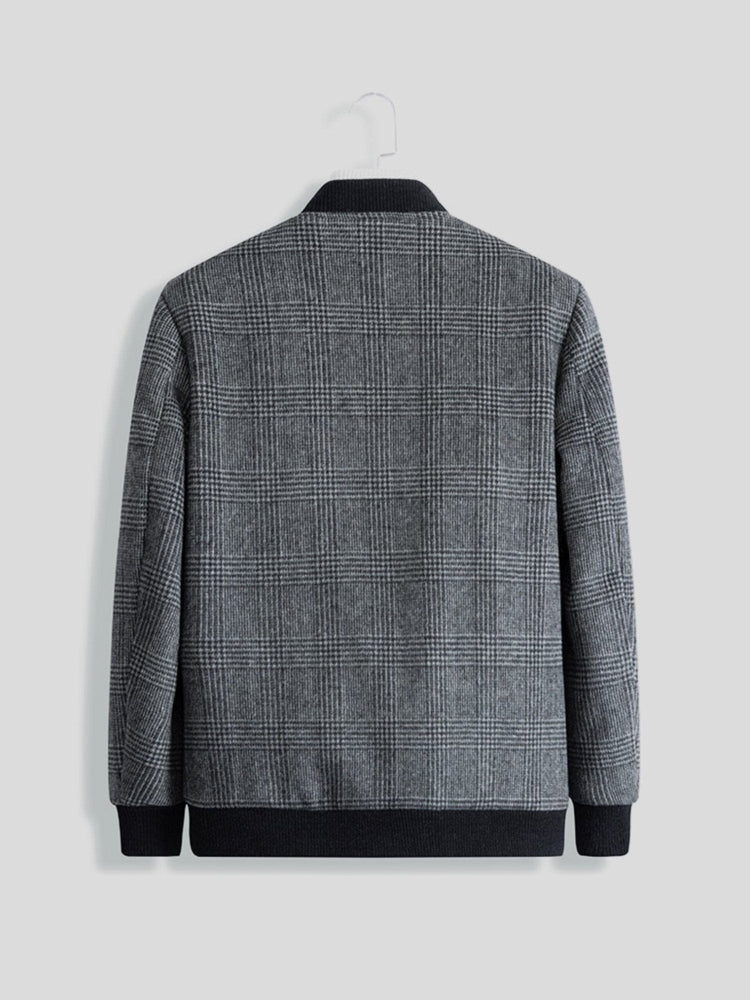 Men's Wool Bomber Jacket