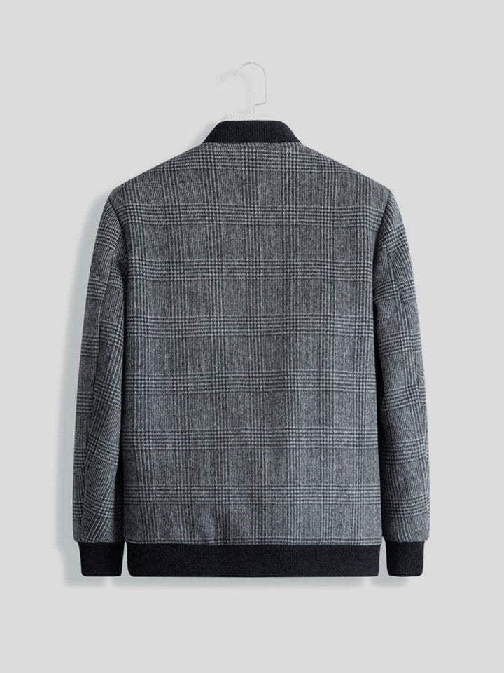 Men's Wool Bomber Jacket